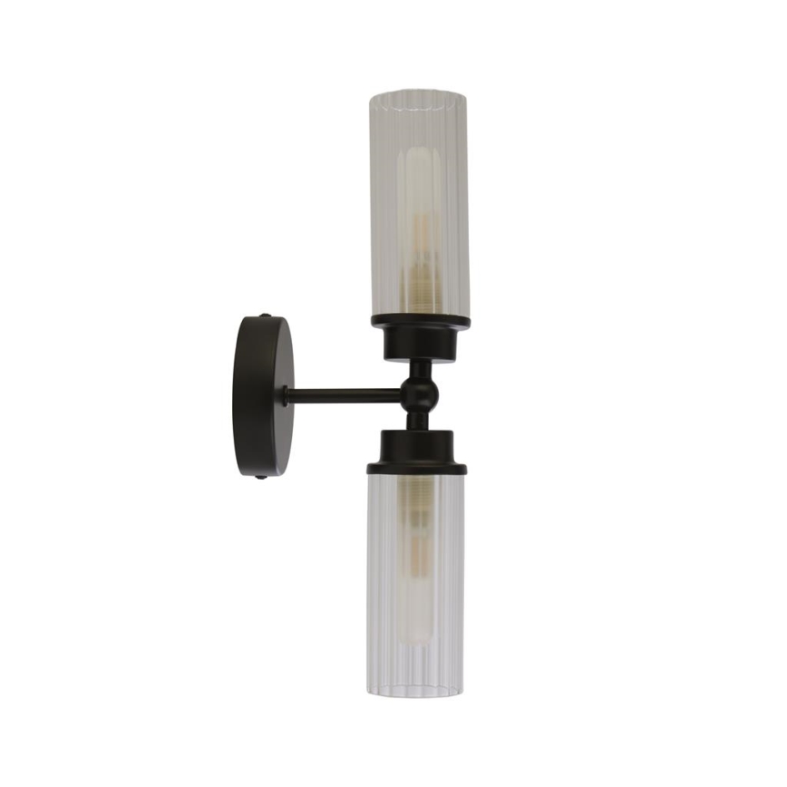 Searchlight - Επιτοίχιο φωτιστικό IMPERIAL 2xG9/33W/230V μαύρο