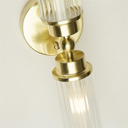 Searchlight - Επιτοίχιο φωτιστικό IMPERIAL 2xG9/33W/230V ορείχαλκος