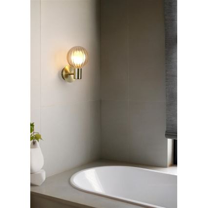 Searchlight - Φωτιστικό τοίχου LUMINSPHERE 1xG9/7W/230V ορείχαλκος