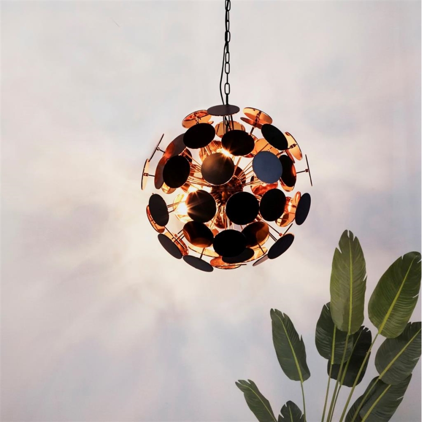 Searchlight - Κρεμαστό φωτιστικό με καλώδιο DISCUS 4xE14/60W/230V