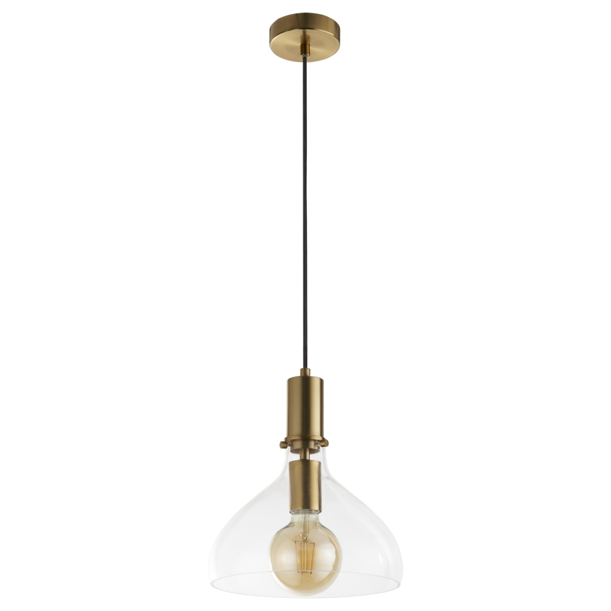 Searchlight - Κρεμαστό φωτιστικό οροφής MARGARITA 1xE27/60W/230V ορείχαλκος