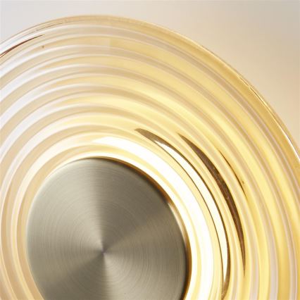 Searchlight - Ρυθμιζόμενο επιτοίχιο φωτιστικό LED CLEO LED/9,4W/230V ορείχαλκος