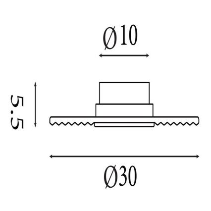 Searchlight - LED Ρυθμιζόμενο Επιτοίχιο Φωτιστικό CLEO LED/9,4W/230V μαύρο