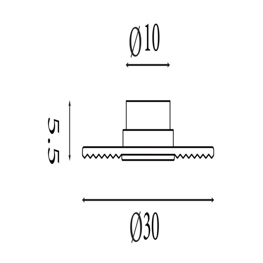 Searchlight - LED ρυθμιζόμενο επιτοίχιο φωτιστικό CLEO LED/9,4W/230V γκρι