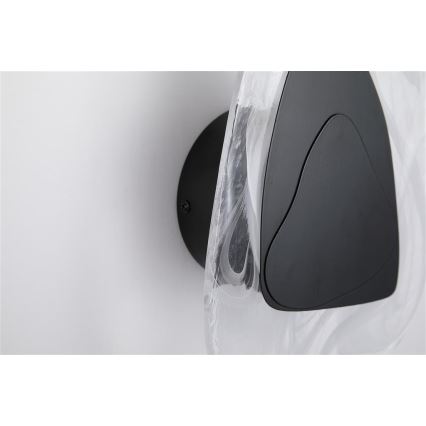 Searchlight - Επιτοίχιο φωτιστικό LED DESTINY LED/8W/230V, μαύρο