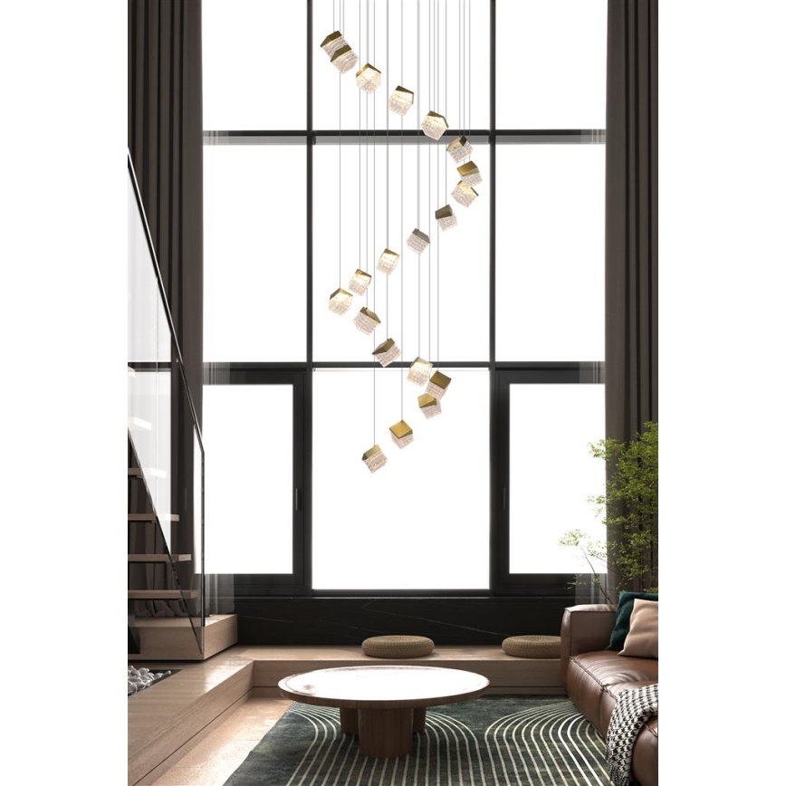 Searchlight - Ρυθμιζόμενο LED φωτιστικό οροφής CUBOID LED/10,25W/230V 3000K