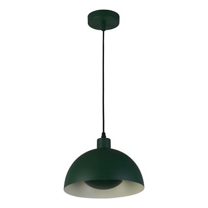 Searchlight - Κρεμαστό φωτιστικό με καλώδιο MARS 1xE27/60W/230V διάμ. 40 cm πράσινο