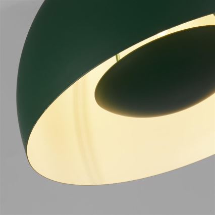 Searchlight - Κρεμαστό φωτιστικό με καλώδιο MARS 1xE27/60W/230V διάμ. 40 cm πράσινο