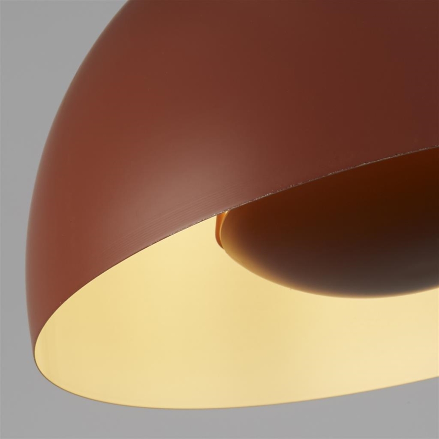 Searchlight - Κρεμαστό φωτιστικό με καλώδιο MARS 1xE27/60W/230V, διάμ. 40 cm, κεραμιδί