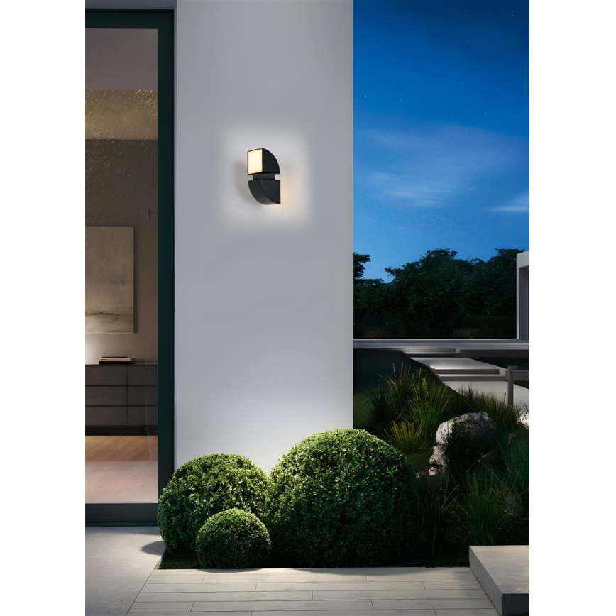 Searchlight - LED Εξωτερικό φωτιστικό τοίχου DAKOTA 2xLED/4W/230V IP44
