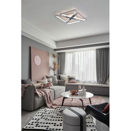 Searchlight - Ρυθμιζόμενο φωτιστικό οροφής LED QUATRO LED/29W/230V 40x40 cm