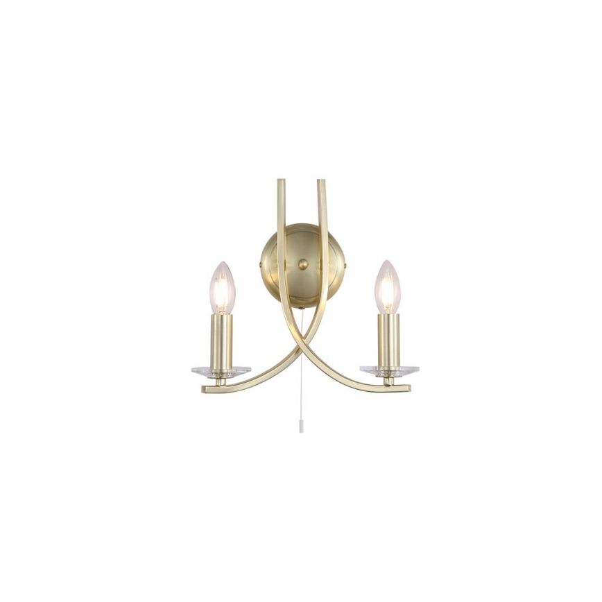 Searchlight - Επιτοίχιο φωτιστικό ASCONA 2xE14/60W/230V