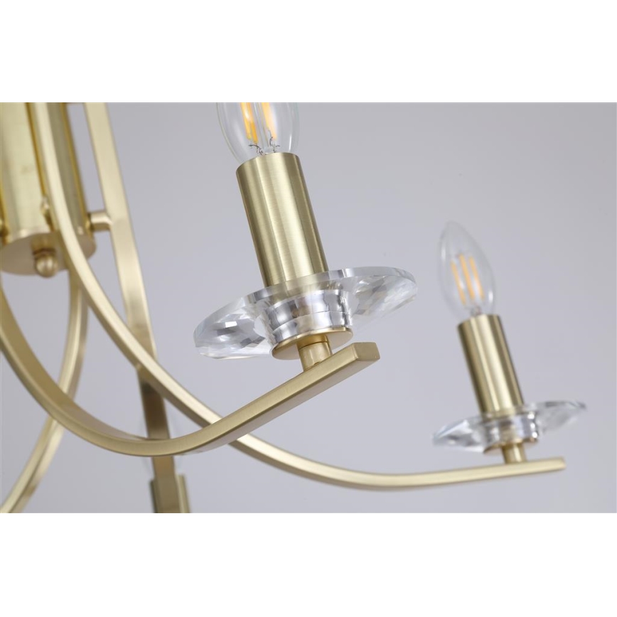 Searchlight - Πολυέλαιος με αλυσίδα ASCONA 5xE14/60W/230V