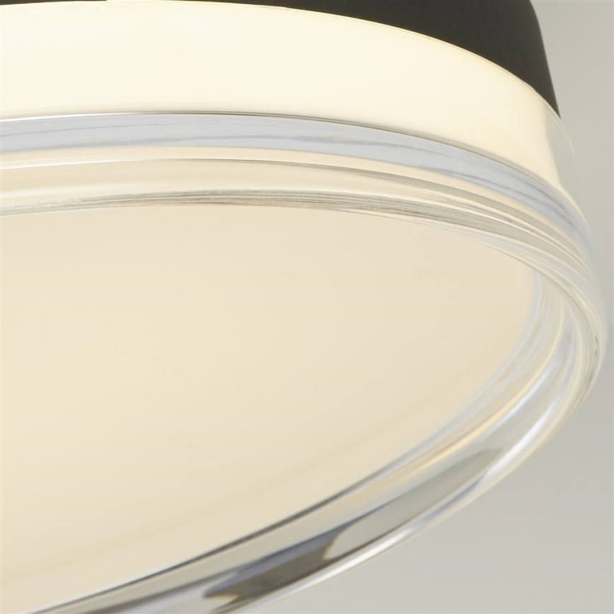Searchlight - Φωτιστικό οροφής LED CYPRUS LED/21W/230V Ø 30 cm μαύρο