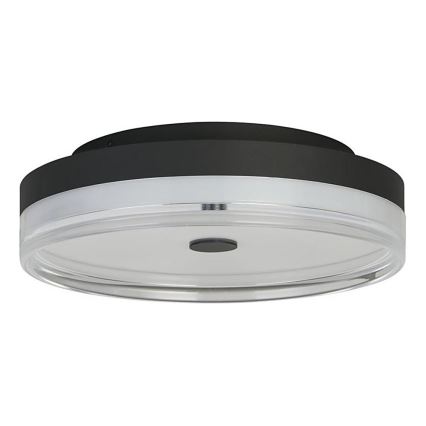 Searchlight - LED φωτιστικό οροφής CYPRUS LED/29W/230V Ø 40 εκ. μαύρο