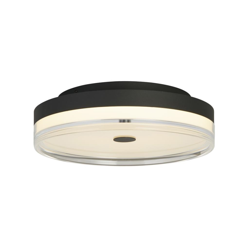 Searchlight - LED φωτιστικό οροφής CYPRUS LED/29W/230V Ø 40 εκ. μαύρο
