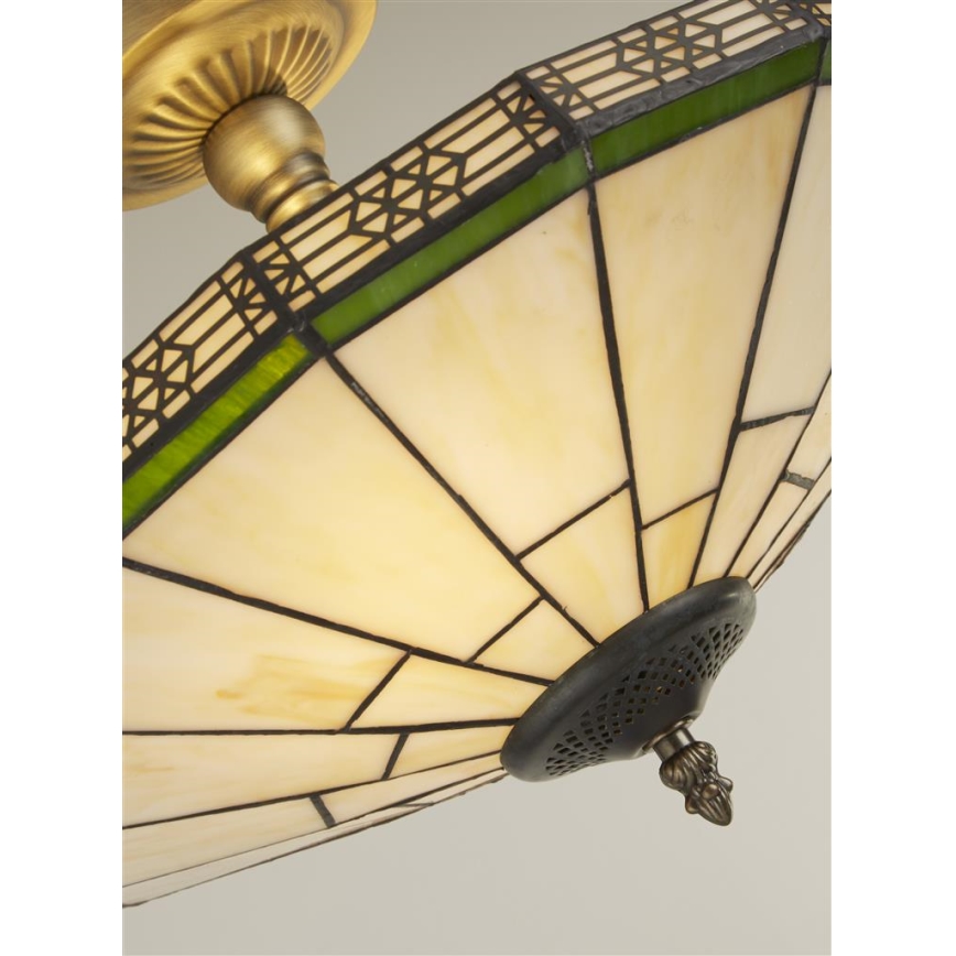Searchlight - Tiffany οροφής φωτιστικό NEW YORK 2xE14/40W/230V