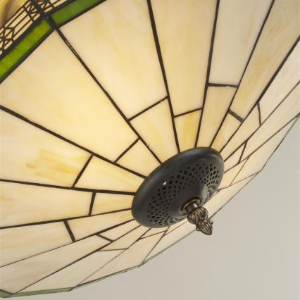 Searchlight - Tiffany οροφής φωτιστικό NEW YORK 2xE14/40W/230V