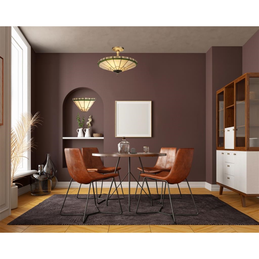 Searchlight - Φωτιστικό τοίχου Tiffany DRAGONFLY 1xE14/60W/230V