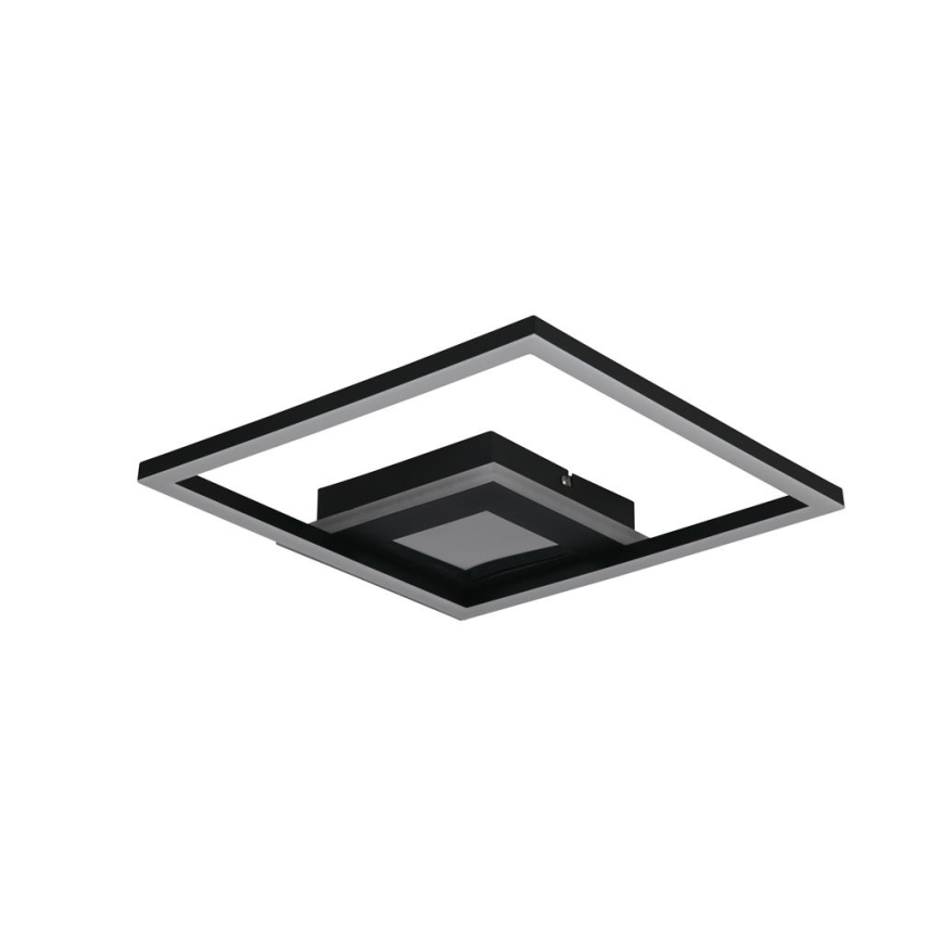 Searchlight - LED Ρυθμιζόμενο φωτιστικό οροφής QUADRATE LED/24W/230V 36x36 cm μαύρο