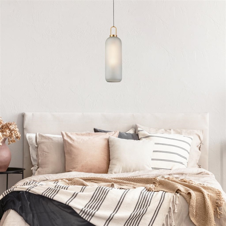 Searchlight - Κρεμαστό φωτιστικό οροφής μονόφωτο PIPETTE 1xE27/60W/230V ματ