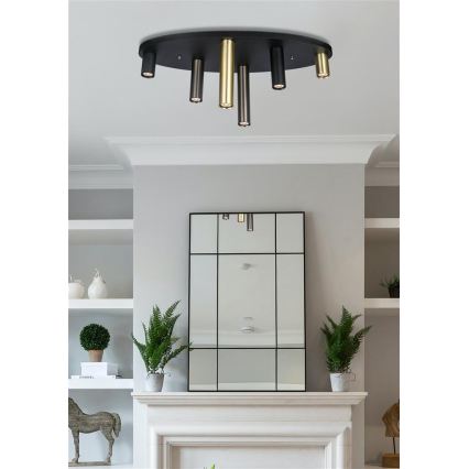 Searchlight - Φωτιστικό οροφής TUBES 6xGU10/10W/230V 80x30 cm