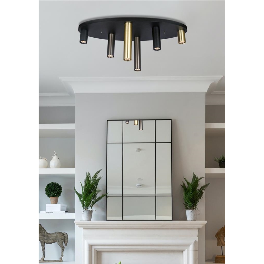 Searchlight - Φωτιστικό οροφής TUBES 6xGU10/10W/230V 80x30 cm