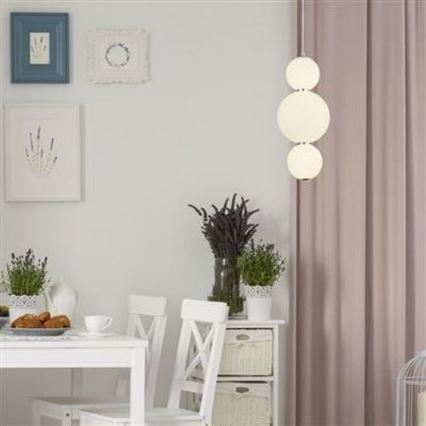 Searchlight - LED Κρεμαστό φωτιστικό οροφής SNOWBALL LED/18W/230V