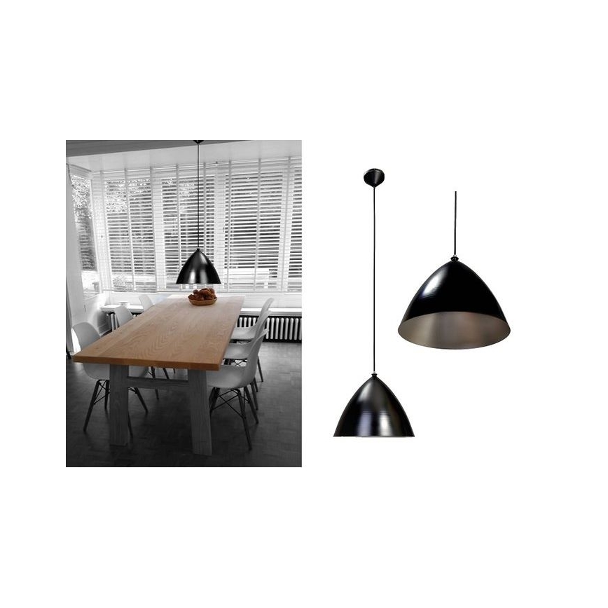 Searchlight  - Κρεμαστό φωτιστικό οροφής 1xE27/60W/230V μαύρο