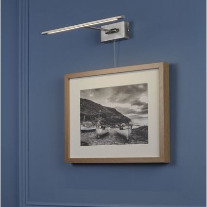 Searchlight - Φωτιστικό πίνακα LED LED/7,7W/230V γυαλιστερό χρώμιο