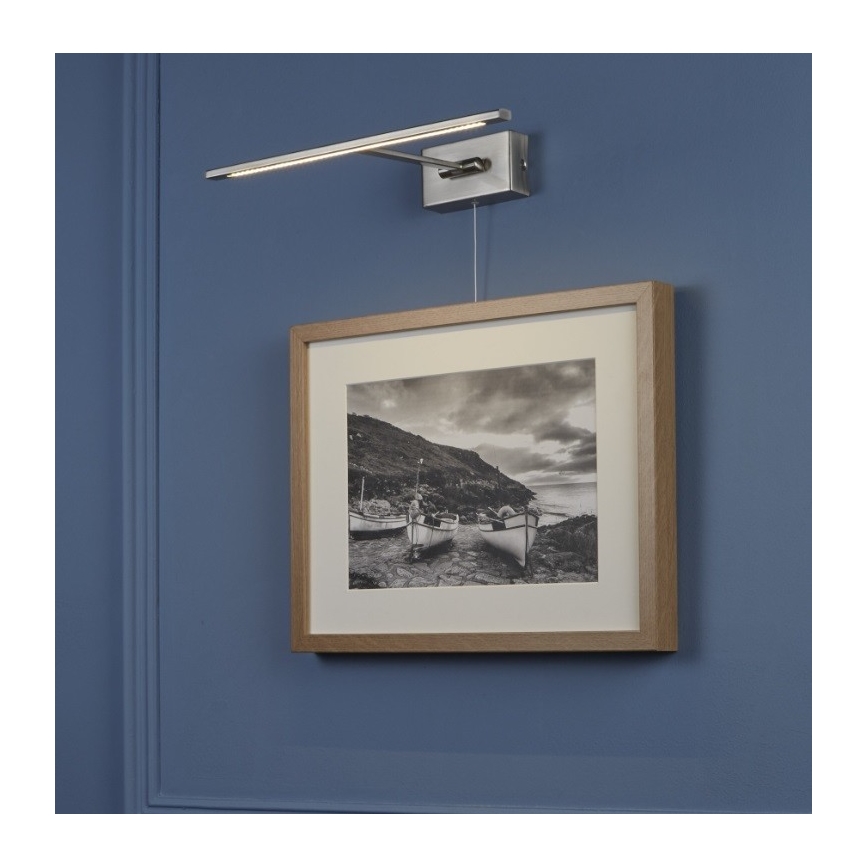 Searchlight - Φωτιστικό πίνακα LED LED/7,7W/230V γυαλιστερό χρώμιο