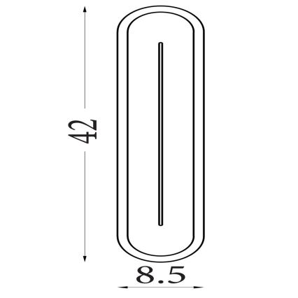 Searchlight - Ρυθμιζόμενη απλίκα τοίχου LED COUPER LED/14W/230V 3000K