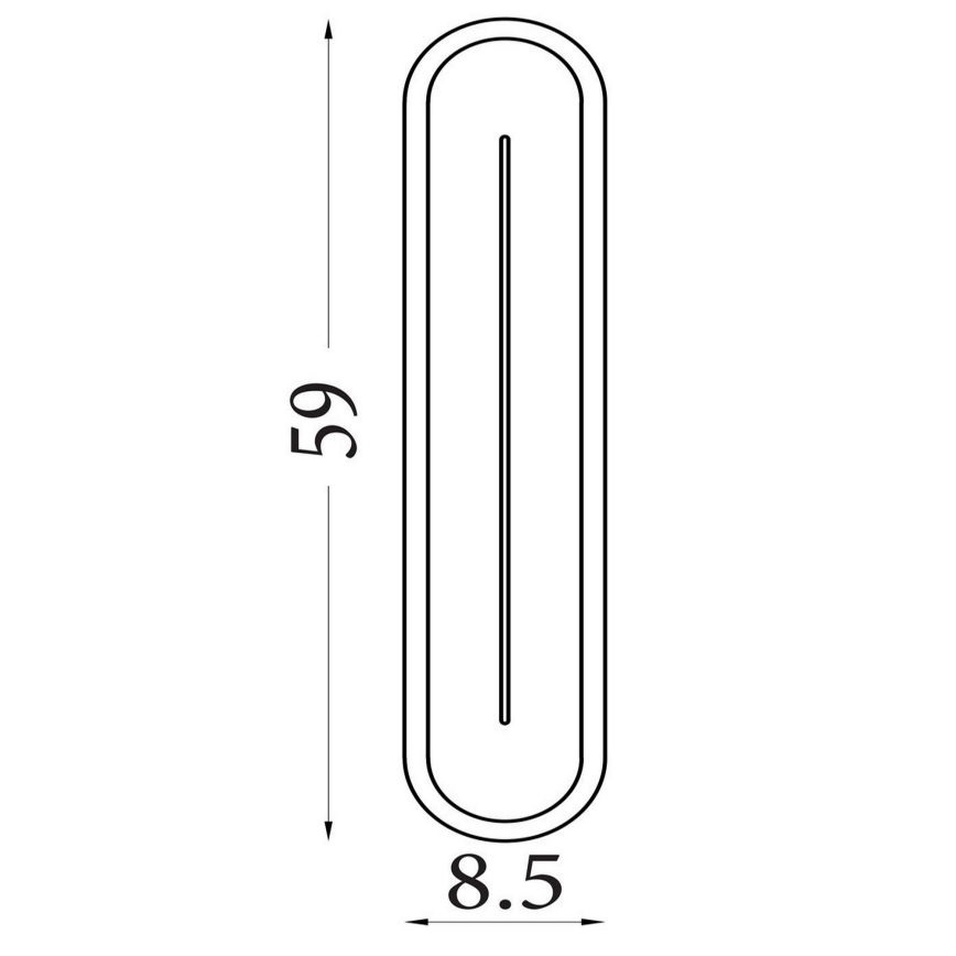 Searchlight - Ρυθμιζόμενο επιτοίχιο φωτιστικό LED COUPER LED/25W/230V 3000K ορείχαλκος