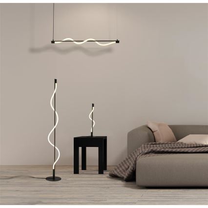 Searchlight - LED Φωτιστικό οροφής με καλώδιο SERPENT LED/15W/230V μαύρο