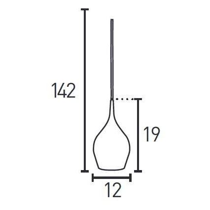 Searchlight - Κρεμαστό φωτιστικό οροφής VIBRANT 1xE14/60W/230V metallic ροζ