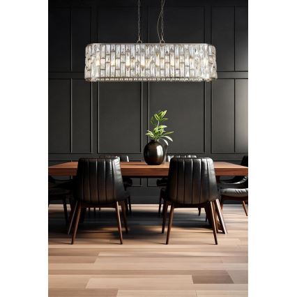 Searchlight - Πολυέλαιος με αλυσίδα BIJOU 8xE14/40W/230V