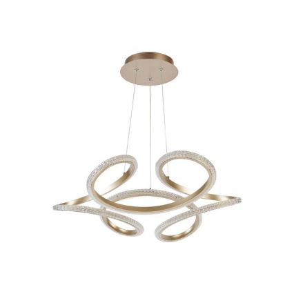 Searchlight - Ρυθμιζόμενο LED κρεμαστό φωτιστικό με καλώδιο DOODLE LED/40W/230V ορείχαλκος