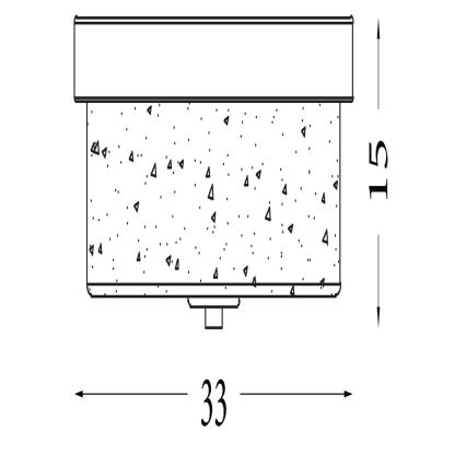 Searchlight - Φωτιστικό οροφής μπάνιου PRESTON 2xE27/60W/230V IP44 Ø 33 cm ασημί