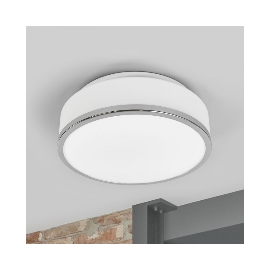 Searchlight - Φωτιστικό οροφής μπάνιου DISC 2xE27/60W/230V IP44