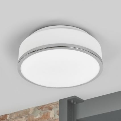 Searchlight - Φωτιστικό οροφής μπάνιου DISC 2xE27/60W/230V IP44