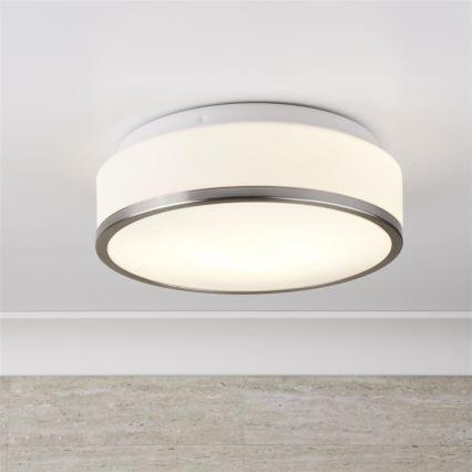 Searchlight - Φωτιστικό οροφής μπάνιου DISC 2xE27/60W/230V IP44