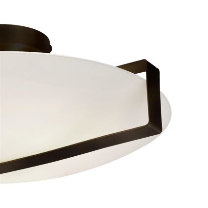 Searchlight - Φωτιστικό οροφής SUNDIAL 3xE27/40W/230V μαύρο