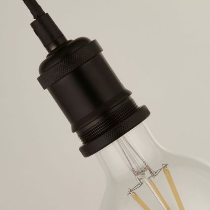 Searchlight - Κρεμαστό φωτιστικό με καλώδιο SUSPENSION 1xE27/60W/230V μαύρο