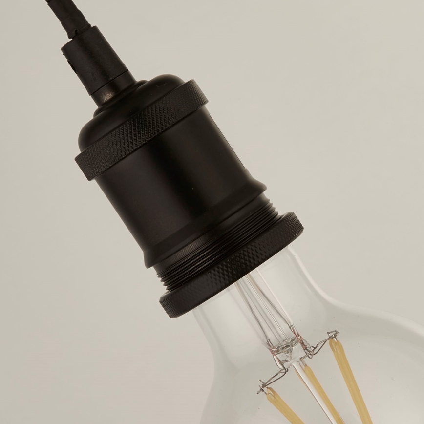 Searchlight - Κρεμαστό φωτιστικό με καλώδιο SUSPENSION 1xE27/60W/230V μαύρο