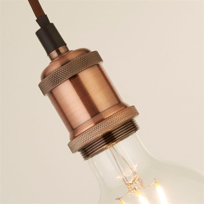 Searchlight - Κρεμαστό φωτιστικό με καλώδιο SUSPENSION 1xE27/60W/230V χάλκινο