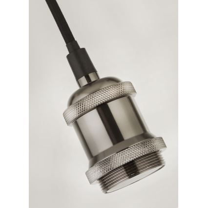 Searchlight - Κρεμαστό φωτιστικό με καλώδιο SUSPENSION 1xE27/60W/230V ασημί