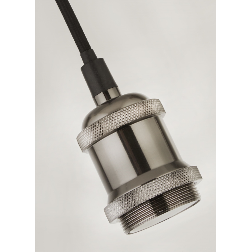 Searchlight - Κρεμαστό φωτιστικό με καλώδιο SUSPENSION 1xE27/60W/230V ασημί