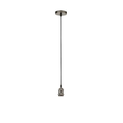 Searchlight - Κρεμαστό φωτιστικό με καλώδιο SUSPENSION 1xE27/60W/230V ασημί