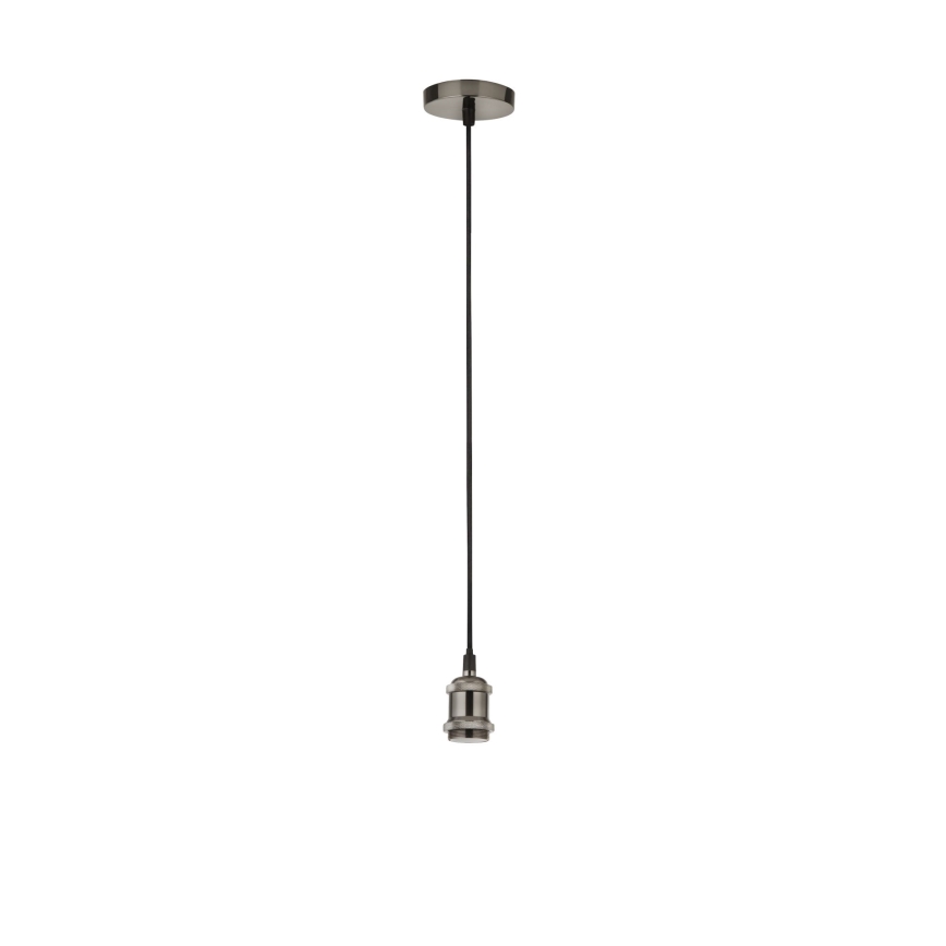 Searchlight - Κρεμαστό φωτιστικό με καλώδιο SUSPENSION 1xE27/60W/230V ασημί