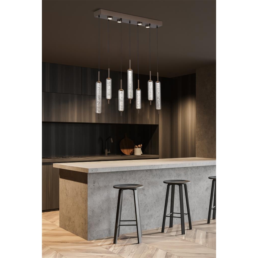 Searchlight - Ρυθμιζόμενο LED κρεμαστό φωτιστικό σε καλώδιο CATTAIL LED/33W/230V